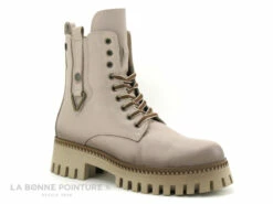 Venus 2251801K Mink - Bottine Mode Femme Beige - Semelle Epaisse Et Crantee