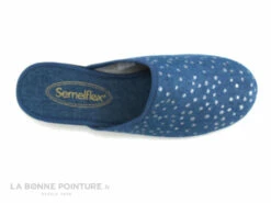 Semelflex COLETTE - Bleu Jeans - Pois Argent - Pantoufle Mule Femme 14 Semelflex COLETTE - Bleu Jeans - Pois Argent - Pantoufle Mule Femme -LA BONNE POINTURE Soldes cd24607c73b9e66c561f35ea11d5d5ef img 3993.jpg 133367
