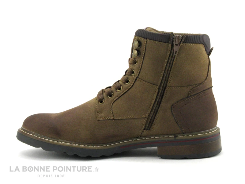 Enzo Marconi-V9813 Brown - Boots Homme Marron Fonce 5 Enzo Marconi-V9813 Brown - Boots Homme Marron Fonce – Image 3