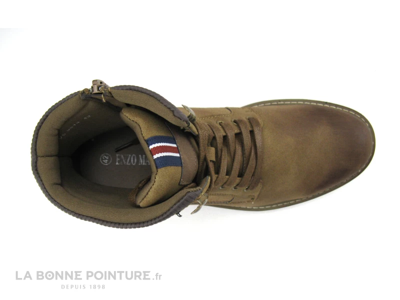 Enzo Marconi-V9813 Brown - Boots Homme Marron Fonce 8 Enzo Marconi-V9813 Brown - Boots Homme Marron Fonce – Image 6