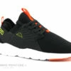 Kappa SAN PUERTO 36161RW A2L Black Orange Lime - Basket Noire Homme
