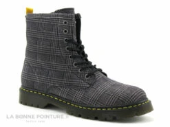 Morans BAIGNAN Gris Ecossais - Bottine Rangers Femme