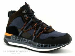 Beverly Hills Polo Club HM6011 - Marron Noir Orange - Basket Montante H