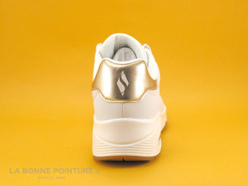 Skechers 177094 Uno Golden Air - White - Basket Basse Blanche - Femme 6 Skechers 177094 Uno Golden Air - White - Basket Basse Blanche - Femme – Image 4