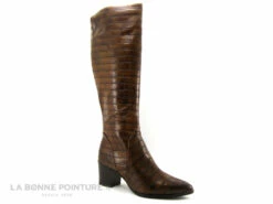 Marco Tozzi 2-25509-27 - Chestnut Croco - Botte Femme Talon Haut