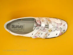 Suave LONDON 8017PT Spring White - Chaussure à Scratches Blanche Et Fleurie -LA BONNE POINTURE Soldes cd24607c73b9e66c561f35ea11d5d5ef img 4232.jpg 176658