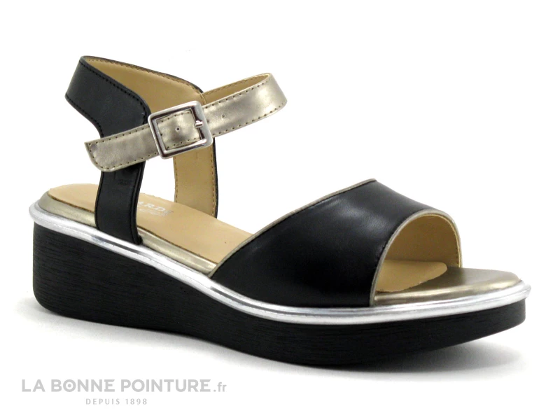 Regarde Le Ciel BETTY-05 Silky Etoile Black - Sandale Femme 7 Regarde Le Ciel BETTY-05 Silky Etoile Black - Sandale Femme – Image 5