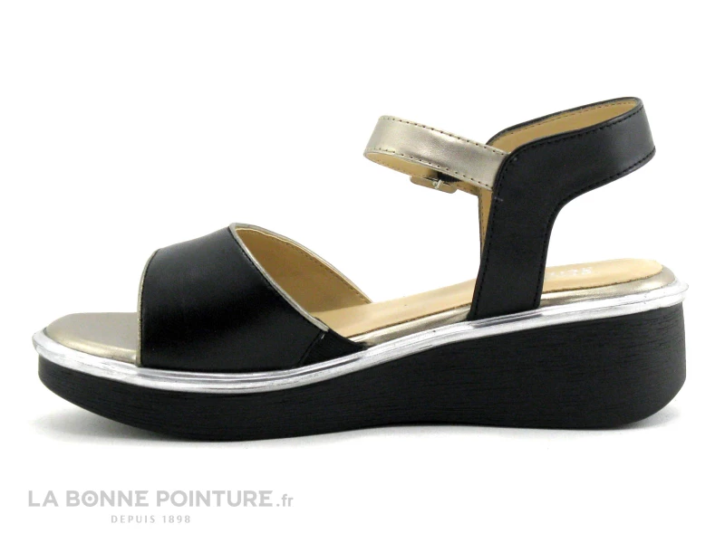 Regarde Le Ciel BETTY-05 Silky Etoile Black - Sandale Femme 5 Regarde Le Ciel BETTY-05 Silky Etoile Black - Sandale Femme – Image 3