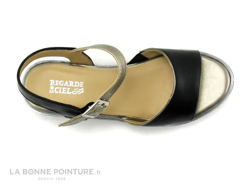Regarde Le Ciel BETTY-05 Silky Etoile Black - Sandale Femme 8 Regarde Le Ciel BETTY-05 Silky Etoile Black - Sandale Femme – Image 6