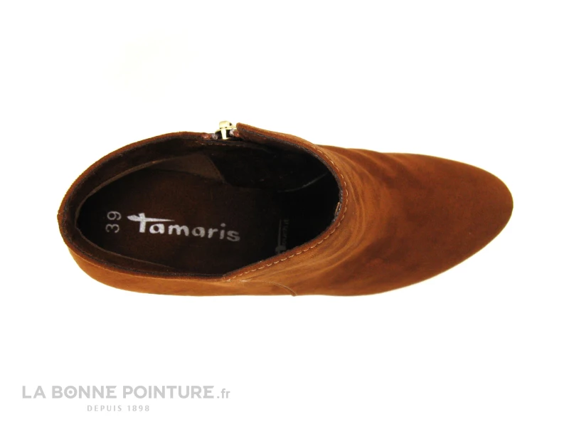 Tamaris 1-25316-25 Brandy - Bottine Marron Rouille - Talon Haut 8 Tamaris 1-25316-25 Brandy - Bottine Marron Rouille - Talon Haut – Image 6