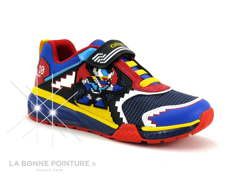 Geox Pixel J26FEA Bayonyc Royal-Red - Sneakers GARCON 3 Geox Pixel J26FEA Bayonyc Royal-Red - Sneakers GARCON