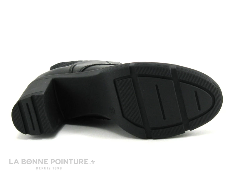 Marco Tozzi 2-25452-29 Black Comb - Boots Noires A Talon Haut Epais 9 Marco Tozzi 2-25452-29 Black Comb - Boots Noires A Talon Haut Epais – Image 7