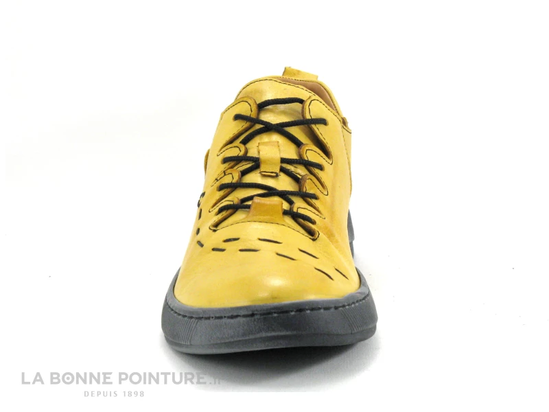 Karyoka BOBER Jaune - Chaussure Basse Femme Cuir Jaune 4 Karyoka BOBER Jaune - Chaussure Basse Femme Cuir Jaune – Image 2