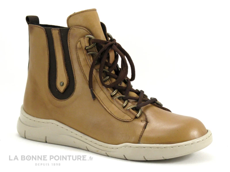 Karyoka STAN Camel - Chaussure Montante Femme Marron Clair 3 Karyoka STAN Camel - Chaussure Montante Femme Marron Clair