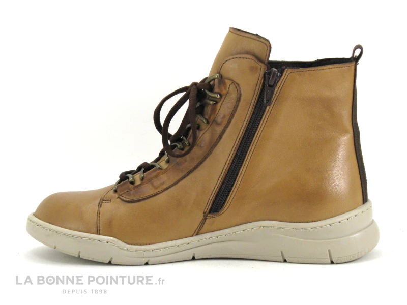 Karyoka STAN Camel - Chaussure Montante Femme Marron Clair 5 Karyoka STAN Camel - Chaussure Montante Femme Marron Clair – Image 3