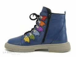 Karyoka TESS Ocean - Feuilles Multicolores - Boots Femme Cuir Bleu -LA BONNE POINTURE Soldes cd24607c73b9e66c561f35ea11d5d5ef img 4434.jpg 176960