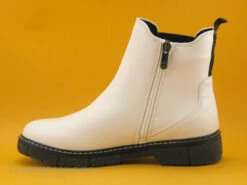 Marco Tozzi 2-25404-27- Bottine Blanche - Elastique Noir -LA BONNE POINTURE Soldes cd24607c73b9e66c561f35ea11d5d5ef img 4464.jpg 165245