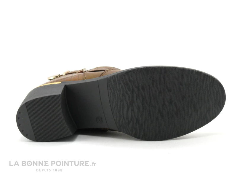 Morans TANAKA 29026 Marron - Arriere Croco - Bottine Talon Large 6 Morans TANAKA 29026 Marron - Arriere Croco - Bottine Talon Large – Image 4