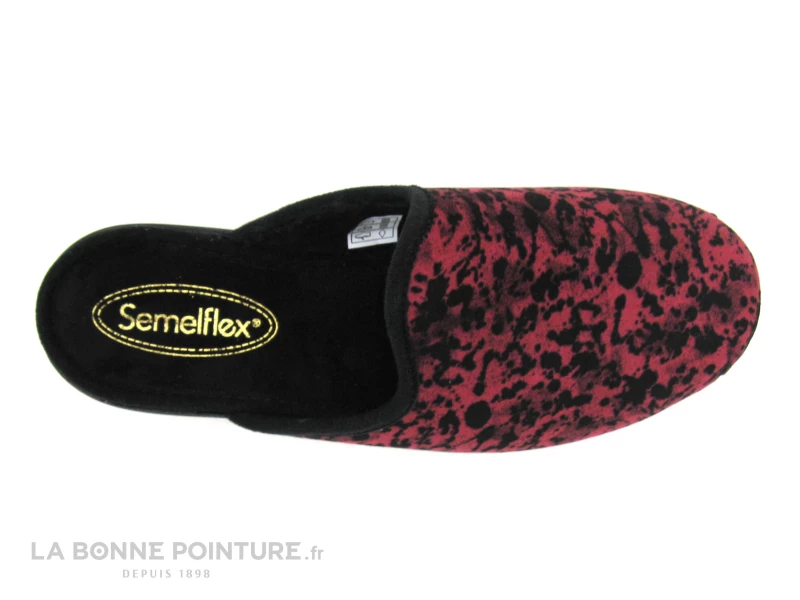 Semelflex LAPONY Bordeaux - Pantoufle Mule Femme 6 Semelflex LAPONY Bordeaux - Pantoufle Mule Femme – Image 4
