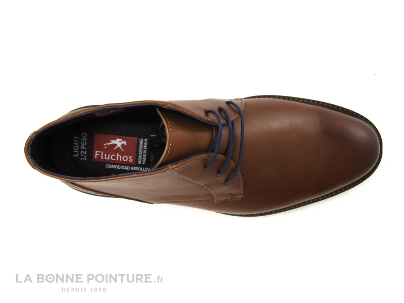 Fluchos Cavalier 9946 Brezza Camel Chaussure Habillée Montant 8 Fluchos Cavalier 9946 Brezza Camel Chaussure Habillée Montant – Image 6