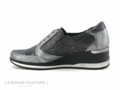 Inea LUTIN - Reptile Gris Noir - Chaussure Basse Compensee -LA BONNE POINTURE Soldes cd24607c73b9e66c561f35ea11d5d5ef img 4587.jpg 152919