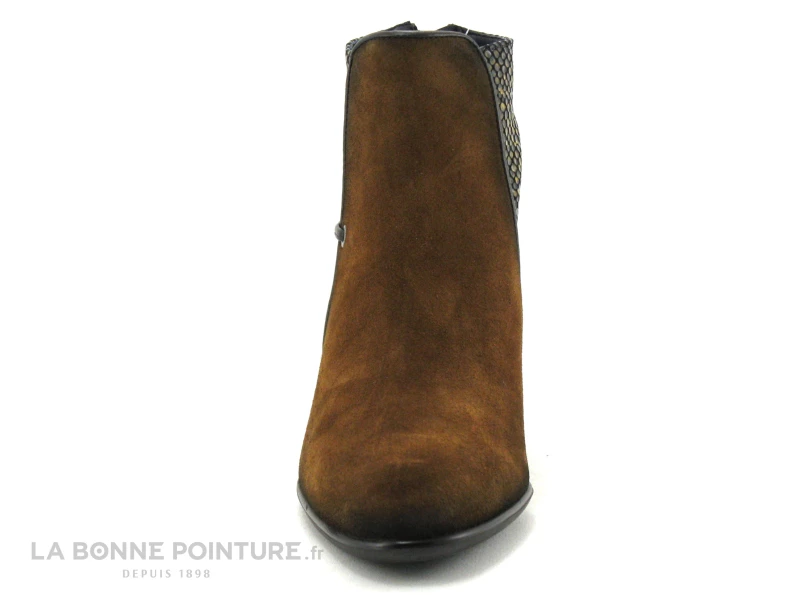 Dorking KING D8925 Cuero Ebano Mostaza - Bottine Marron Talon Haut 4 Dorking KING D8925 Cuero Ebano Mostaza - Bottine Marron Talon Haut – Image 2