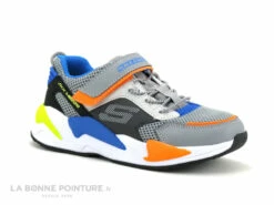 Skechers 403742L Ultrasurge - Turquoise Gris Orange - Basket GARCON -LA BONNE POINTURE Soldes cd24607c73b9e66c561f35ea11d5d5ef img 4658.jpg 177274