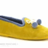 Ouf CISTEM Jaune - Pompons Bleus - Chausson Femme En Velours -LA BONNE POINTURE Soldes cd24607c73b9e66c561f35ea11d5d5ef img 4663.jpg 177278