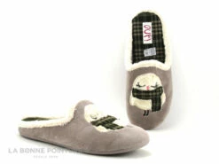 Ouf BROKI Gris Clair - Chouette - Pantoufle Mule Femme -LA BONNE POINTURE Soldes cd24607c73b9e66c561f35ea11d5d5ef img 4719.jpg 177350