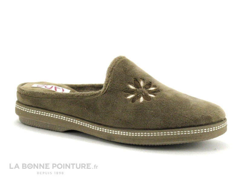 Ouf TALAIS Taupe - Velours - Pantoufle Mule Femme 7 Ouf TALAIS Taupe - Velours - Pantoufle Mule Femme – Image 5