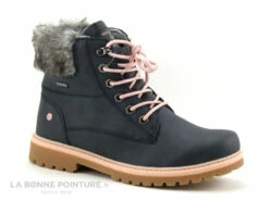 Lico ANOUK 320299 - Bleu Marine - Rose - Bottine Mode Fille