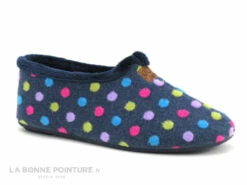 Ouf NADIS Marine - Pois Multicolores - Chausson Femme 11 Ouf NADIS Marine - Pois Multicolores - Chausson Femme -LA BONNE POINTURE Soldes cd24607c73b9e66c561f35ea11d5d5ef img 4784.jpg 177436