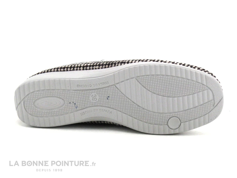 Ouf MALEXIA Gris - Noir - Chausson Souple Femme 6 Ouf MALEXIA Gris - Noir - Chausson Souple Femme – Image 4
