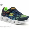 Skechers 400602L - VORTEX 2-0 - Bleu Vert Multi - Sneakers GARCON