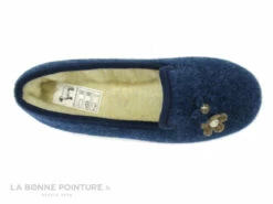 Soca 340 Indigo - Chausson Femme Bleu - 2 Fleurs - Interieur Laine -LA BONNE POINTURE Soldes cd24607c73b9e66c561f35ea11d5d5ef img 4817.jpg 165627