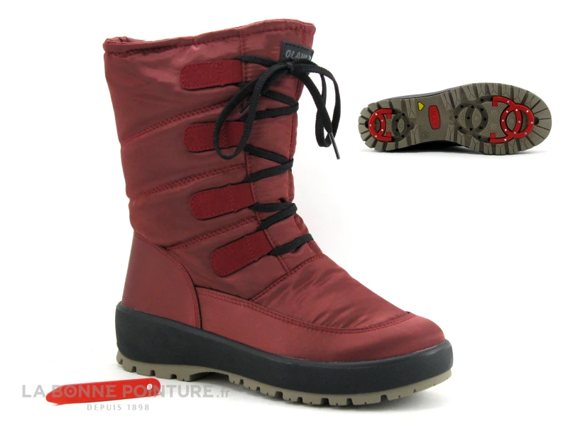 Olang CARMEN OC TEX Bordeaux - Botte Neige Femme 3 Olang CARMEN OC TEX Bordeaux - Botte Neige Femme