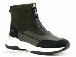 Mustang 1438 501 770 Militaire - Bottine Kaki Femme