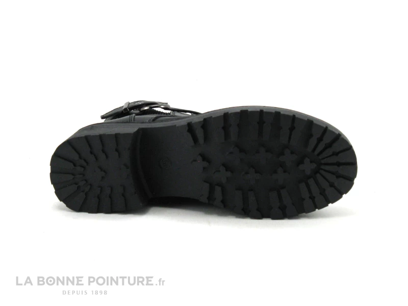 Happy Bee B850860 Black - Boots Fille Noire - Semelle Epaisse Et Crantee 6 Happy Bee B850860 Black - Boots Fille Noire - Semelle Epaisse Et Crantee – Image 4
