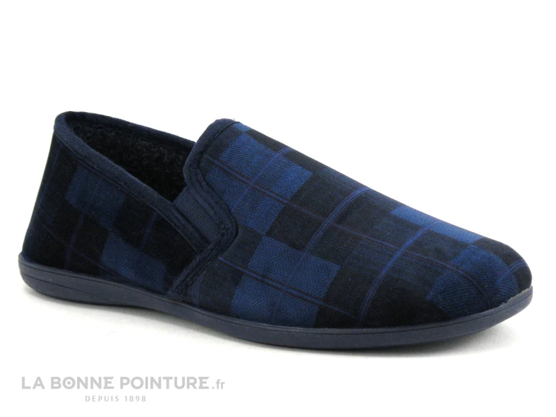 Koyuk Dinamic 530791 Marine - Chausson Velours Homme 3 Koyuk Dinamic 530791 Marine - Chausson Velours Homme