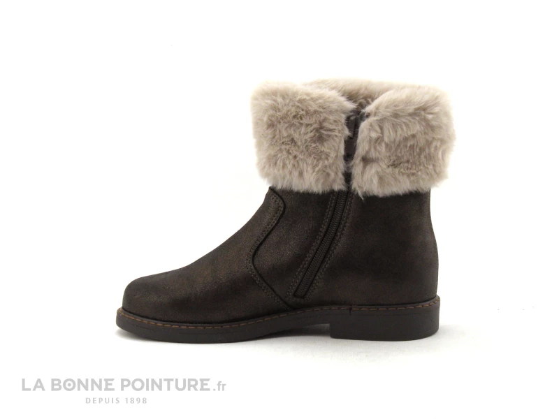 Bopy Sesport Bronze - Bottines Fille Marron Fourrure Zip 5 Bopy Sesport Bronze - Bottines Fille Marron Fourrure Zip – Image 3