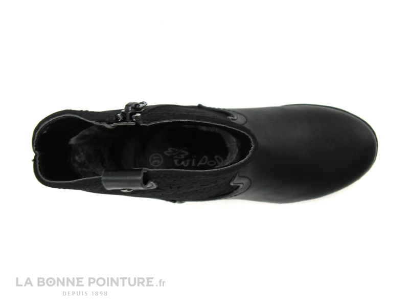 Wipop DYFFA Noir - Bottes Fille Western Zip 8 Wipop DYFFA Noir - Bottes Fille Western Zip – Image 6