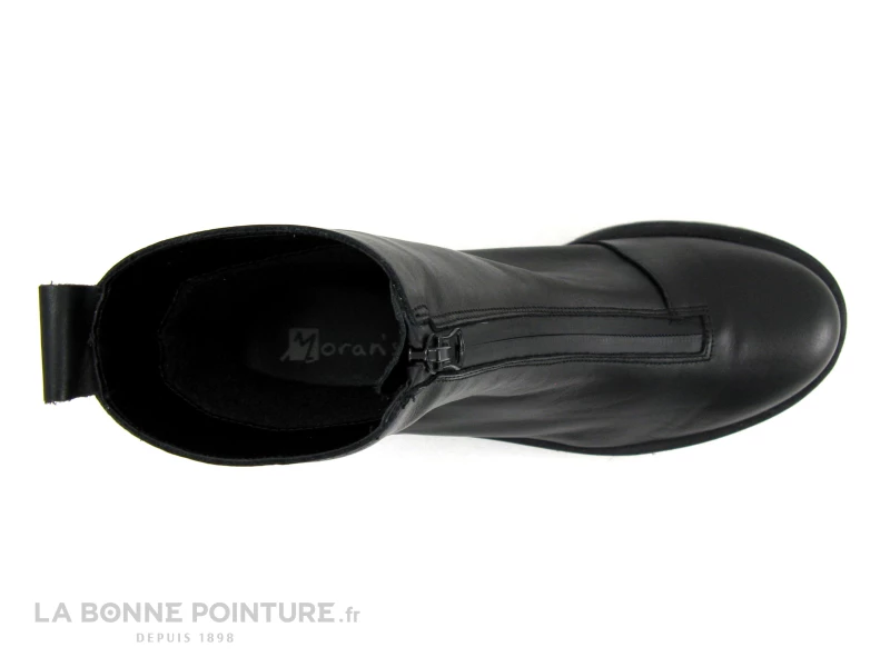 Morans VILMA Noir - Boots Femme Noire - Zip Dessus - Semelle Plateforme 8 Morans VILMA Noir - Boots Femme Noire - Zip Dessus - Semelle Plateforme – Image 6