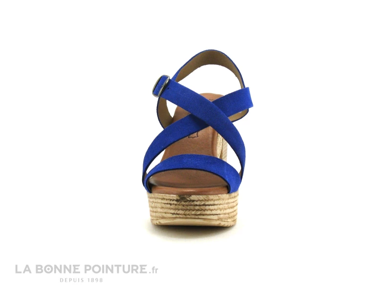 Valerias 5210 - Nu-pieds Bleu - Talon Haut Et Large 4 Valerias 5210 - Nu-pieds Bleu - Talon Haut Et Large – Image 2