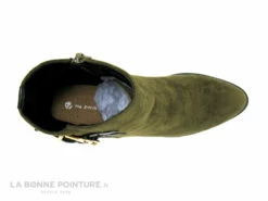 The Divine Factory QL4724 Kaki - Lanieres Noires - Bottine Femme -LA BONNE POINTURE Soldes cd24607c73b9e66c561f35ea11d5d5ef img 5166.jpg 177995