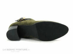 The Divine Factory QL4724 Kaki - Lanieres Noires - Bottine Femme -LA BONNE POINTURE Soldes cd24607c73b9e66c561f35ea11d5d5ef img 5169.jpg 177998