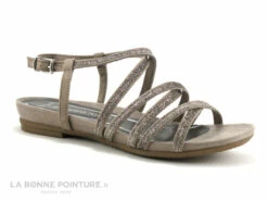 Marco Tozzi - 2-28106-22 Taupe - Nu-pieds Plat Femme -LA BONNE POINTURE Soldes cd24607c73b9e66c561f35ea11d5d5ef img 5172.jpg 134722