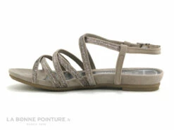 Marco Tozzi - 2-28106-22 Taupe - Nu-pieds Plat Femme -LA BONNE POINTURE Soldes cd24607c73b9e66c561f35ea11d5d5ef img 5174.jpg 134718