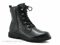 Marco Tozzi 2-25276-35 Black Nappa-boots Femme Lacets Zip