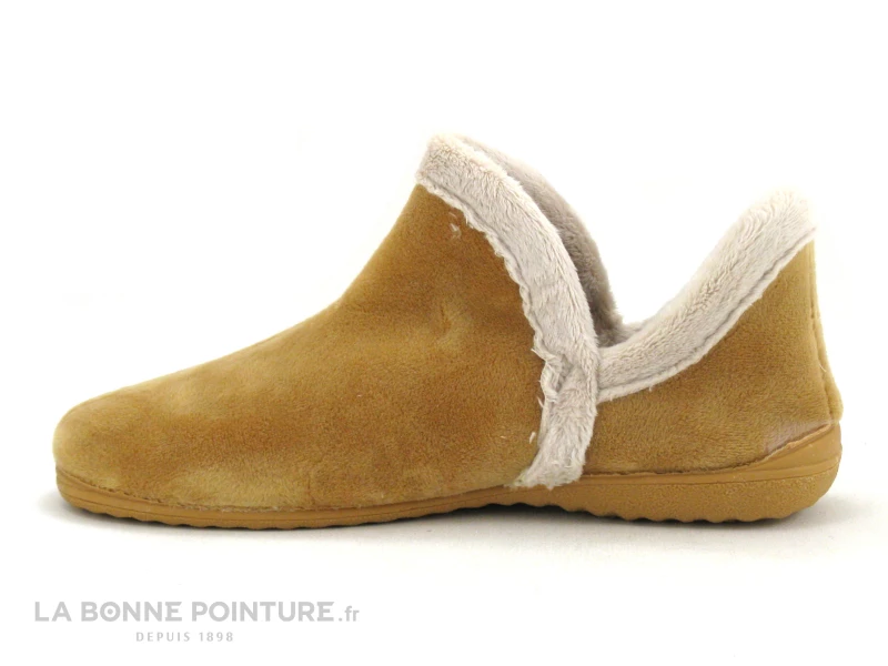 Komodonas Soca 0355 Dorado - Chausson Montant Femme Camel Et Beige 4 Komodonas Soca 0355 Dorado - Chausson Montant Femme Camel Et Beige – Image 2