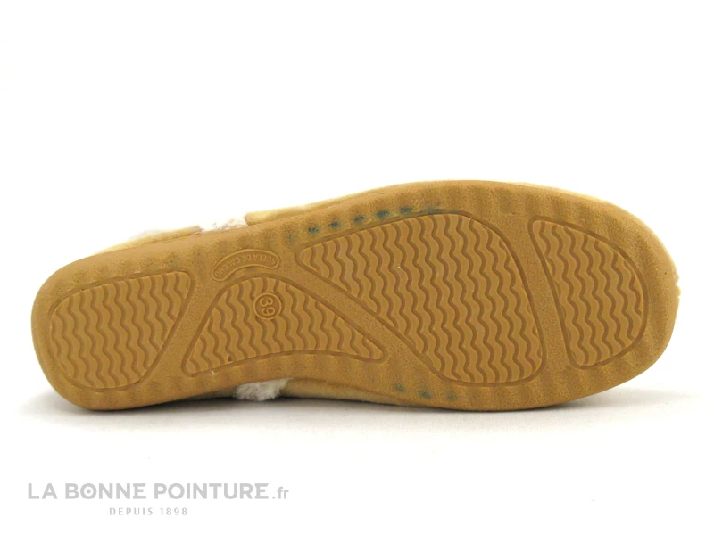 Komodonas Soca 0355 Dorado - Chausson Montant Femme Camel Et Beige 5 Komodonas Soca 0355 Dorado - Chausson Montant Femme Camel Et Beige – Image 3